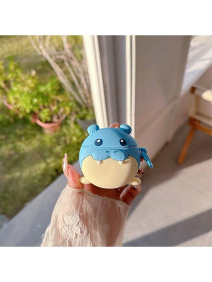 Novelty 1pc Cute Seal Bluetooth Earphone Case, Compatible With Airpods Pro 3, Cartoon Adorable Shockproof Apple Earphone Case Compatible With Apple 1/2/3/4/Pro/Pro2 Bluetooth Earphone Case