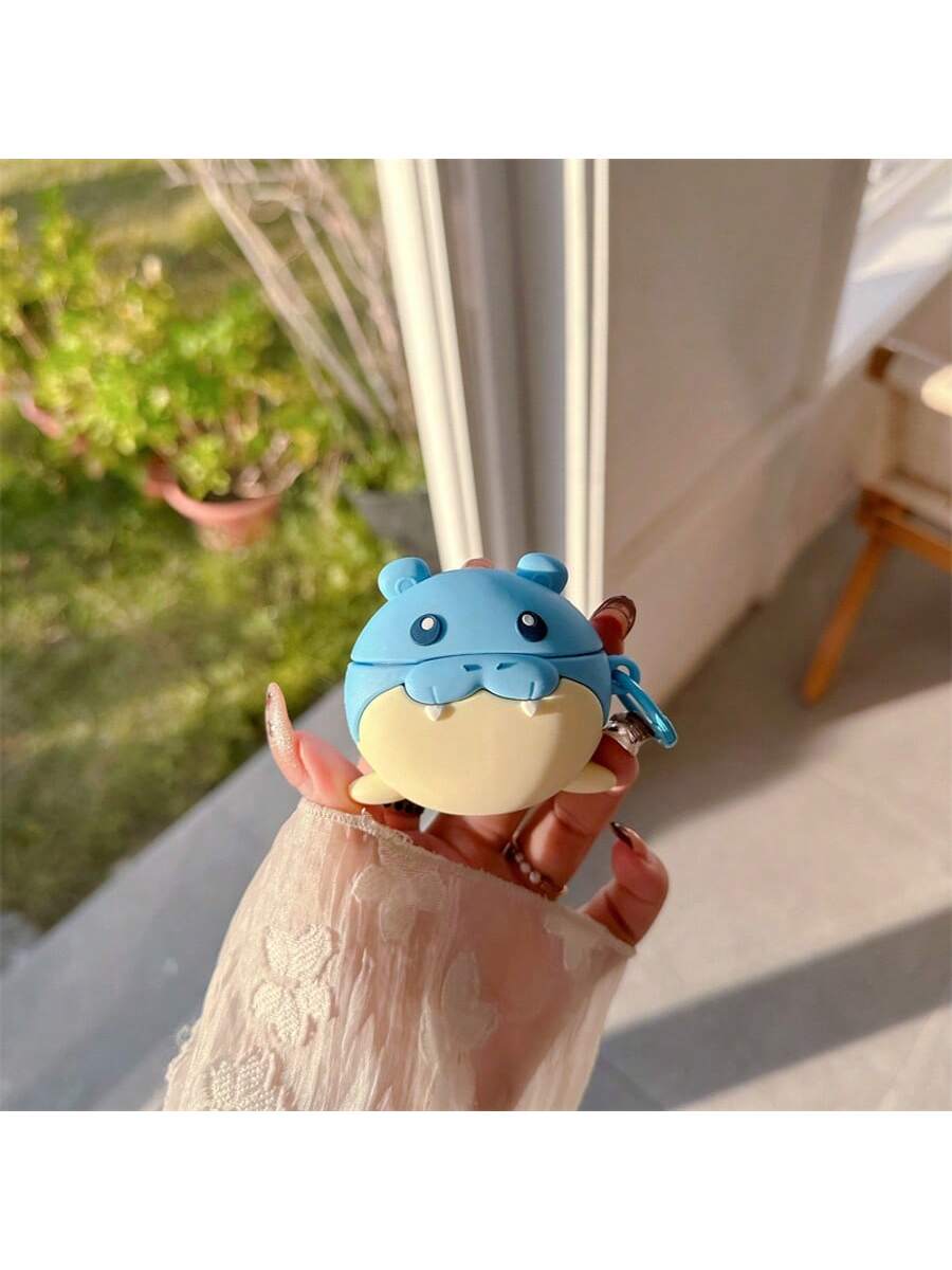 Novelty 1pc Cute Seal Bluetooth Earphone Case, Compatible With Airpods Pro 3, Cartoon Adorable Shockproof Apple Earphone Case Compatible With Apple 1/2/3/4/Pro/Pro2 Bluetooth Earphone Case