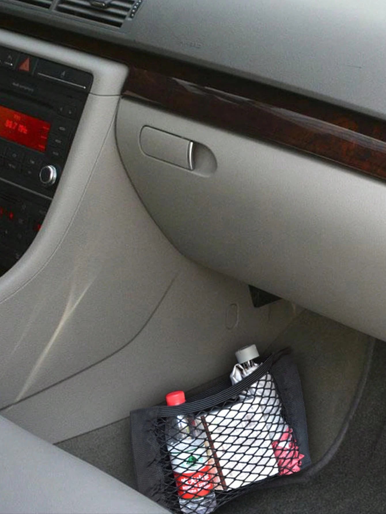 Nylon Car Trunk Organizer Net, Universal Rear Seat Storage Mesh Net, Car Trunk Organizer Bag