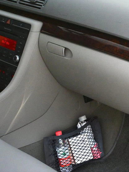 Nylon Car Trunk Organizer Net, Universal Rear Seat Storage Mesh Net, Car Trunk Organizer Bag