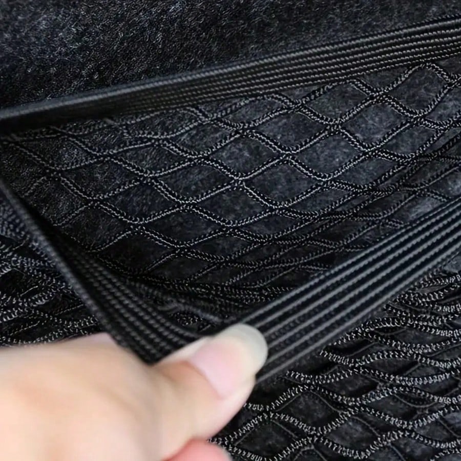 Nylon Car Trunk Organizer Net, Universal Rear Seat Storage Mesh Net, Car Trunk Organizer Bag