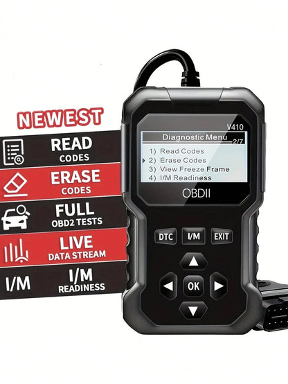 OBD2 Scanner Instant Fault Code Reader And Voltage Check| OBDII/CAN Full System Diagnosis| 10 Second Fault Analysis