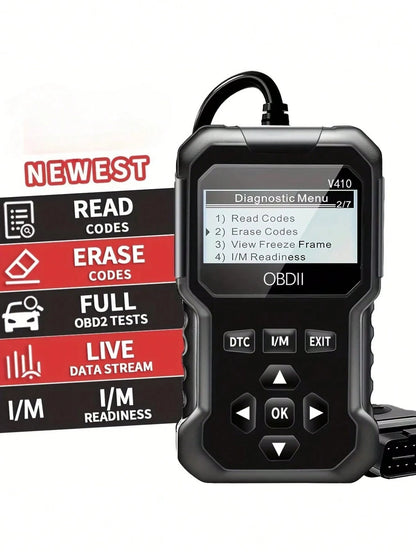 OBD2 Scanner Instant Fault Code Reader And Voltage Check| OBDII/CAN Full System Diagnosis| 10 Second Fault Analysis