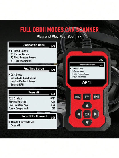 OBD2 Scanner Instant Fault Code Reader And Voltage Check| OBDII/CAN Full System Diagnosis| 10 Second Fault Analysis
