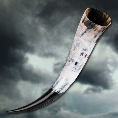 Odin's Oversized Drinking Horn with Stand