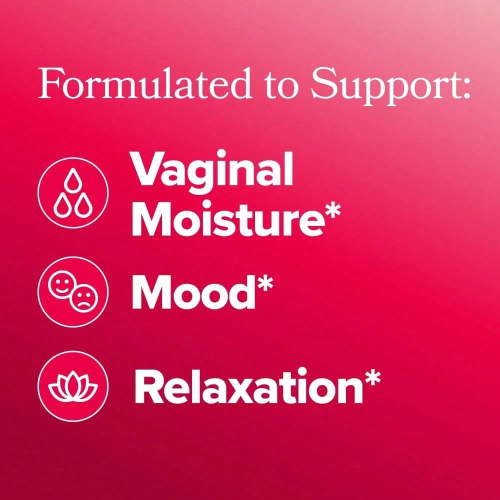 OPositivURO Vaginal Moisture & Mood – Formulated To Support Vaginal Moisture, Mood & Relaxation – With KSM-66® Ashwagandha, Ginkgo Biloba, Mucuna Pruriens, And GABA – 30 Servings Vitamins Supplements
