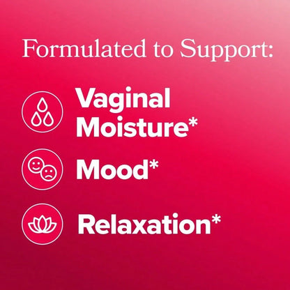 OPositivURO Vaginal Moisture & Mood – Formulated To Support Vaginal Moisture, Mood & Relaxation – With KSM-66® Ashwagandha, Ginkgo Biloba, Mucuna Pruriens, And GABA – 30 Servings Vitamins Supplements