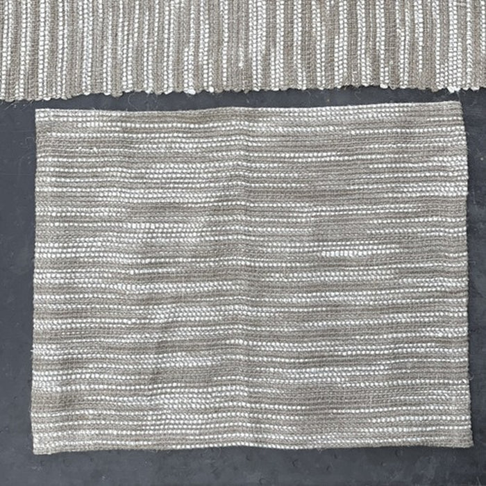 Oriel Ombre Linen Placemat - Natural & White