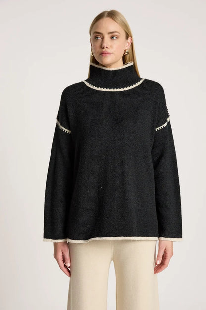 Orin Jumper - Black/Dune