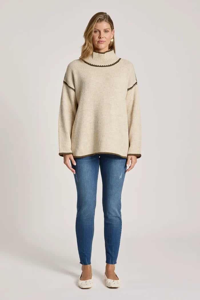 Orin Jumper - Dune/Olive