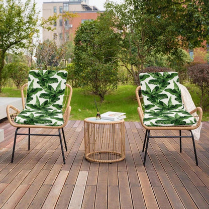 Outdoor Chair Cushion, 44"X20" Patio Chair Cushion With 2" Thick Padding, Waterproof Fade-Resistant Lawn Chair Cushion With Removable Machine-Washable Cover, Outdoor Furniture Cushion