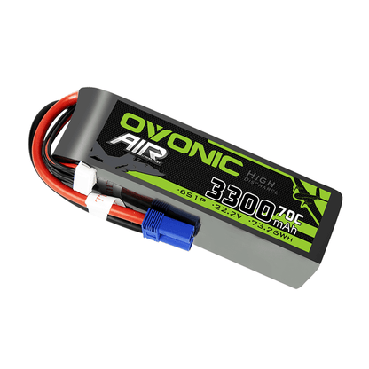 Ovonic 70C 6S 3300mAh 22.2V LiPo Battery for RC boat