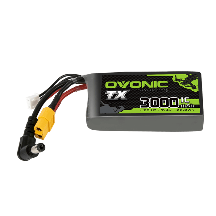 Ovonic 2S 3000mAh 7.4V 1C LiPo for FPV drone