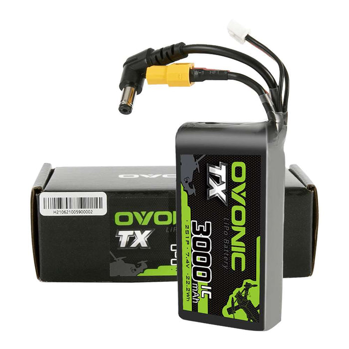 Ovonic 2S 3000mAh 7.4V 1C LiPo for FPV UAV
