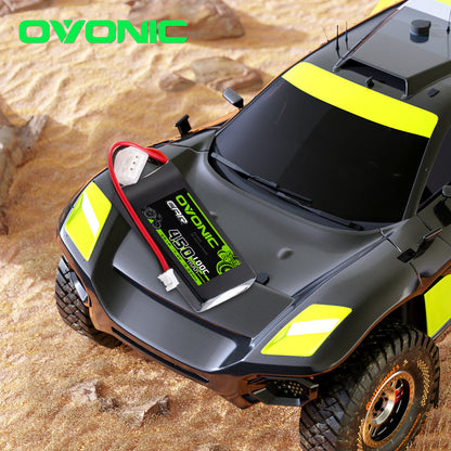 Ovonic 2S 450mAh 100C 7.4V LiPo Battery w/PH2.0 Plug