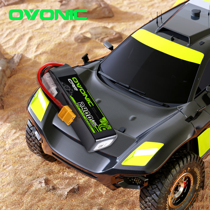 Ovonic 3S 2400mAh 60C 11.1V LiPo Battery w/XT60 Plug
