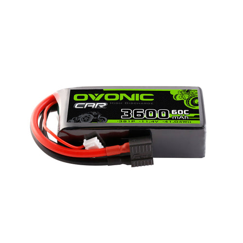 Ovonic 3S 3600mAh 60C 11.4V LiHV Battery w/IT03 Plug