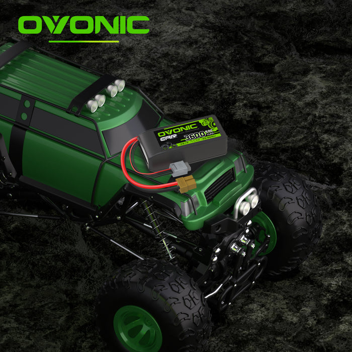 Ovonic 3S Lipo Battery 3600mah 3S1P 50C 11.1V Lipo Battery Pack with XT60 & EC3 Plug