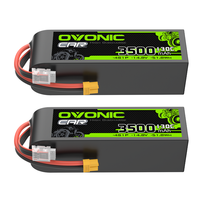 OVONIC 4S 3500mAh 14.8V 130C LiPo Battery with XT60 Plug