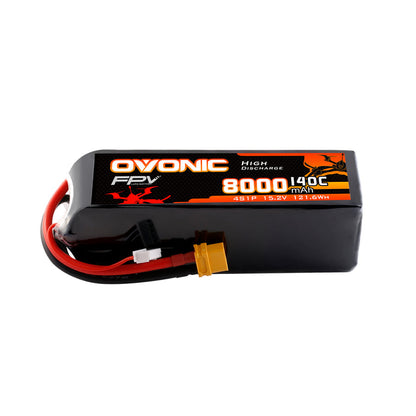 Ovonic 4S 8000mAh 140C 15.2V LiHV Battery w/XT60 Plug
