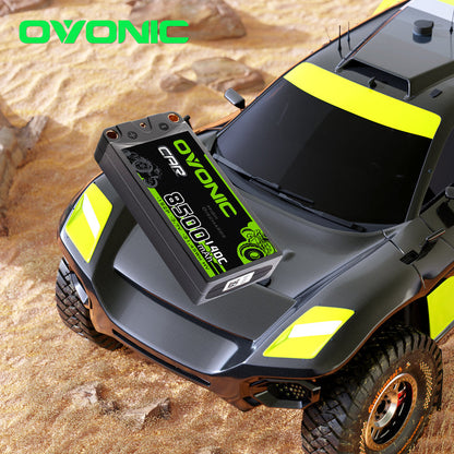 Ovonic 8500mAh 3.7V 140C 1S2P Hardcase LiPo Battery Pack with 5mm Bullet to Deans T Connector
