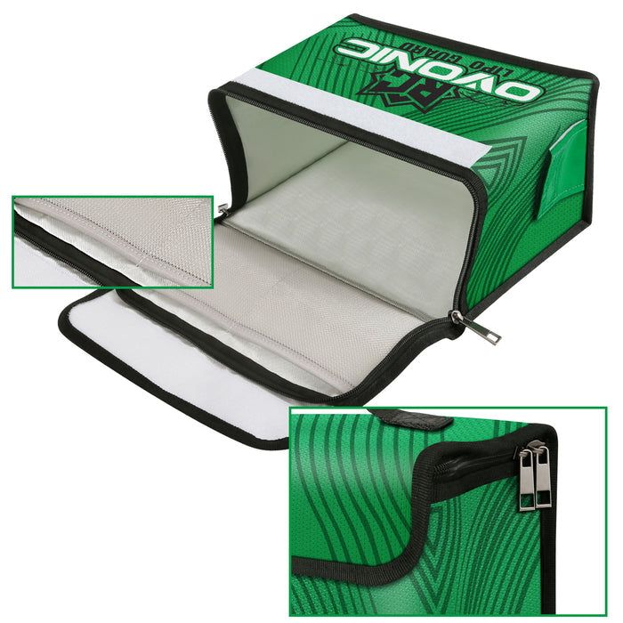 OVONIC Lipo Safe Bag Fireproof E×plosionproof Bag, Large Capacity for Lipo Battery Charge & Storage