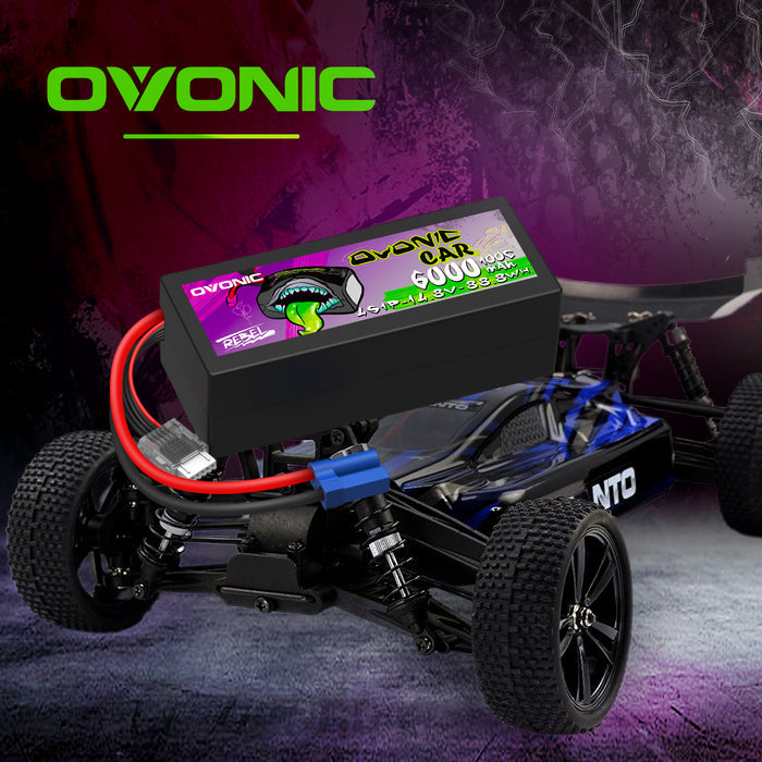 Ovonic Rebel 2.0 100C 14.8V 6000mAh 4S LiPo battery EC5 For Arrma Outcast Kraton Truck