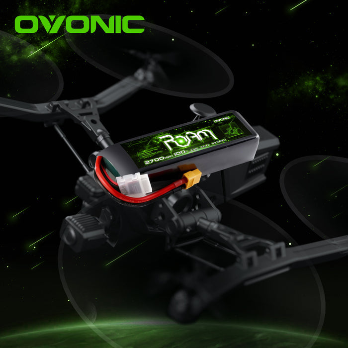Ovonic Roam 6S 2700mAh 100C 22.2V LiPo Battery w/XT60 Plug