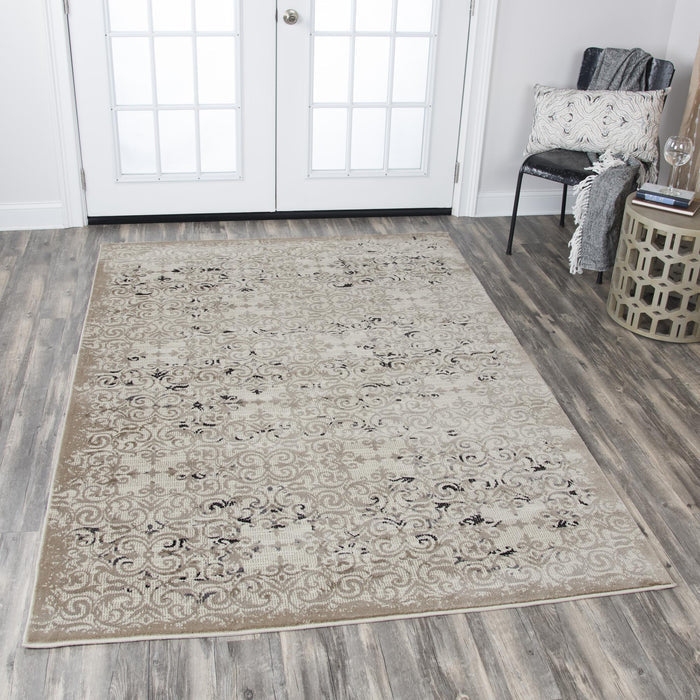 Paciano Area Rugs PC105 Taupe By Rug Depot Home