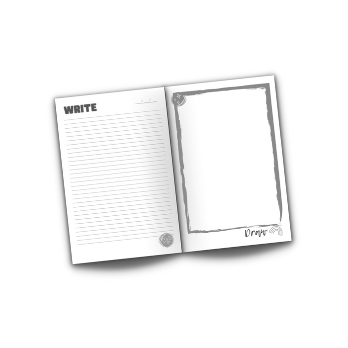 Interior - Kids Pages of Possibilities Write and Draw Artistic Journal for girls