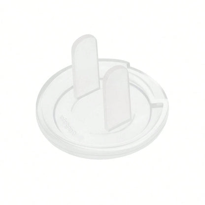 PandaEar Outlet Plug Covers(52 Pack) Clear Child Proof Electrical Protector Safety Caps With Adult Easy Release Concave Design