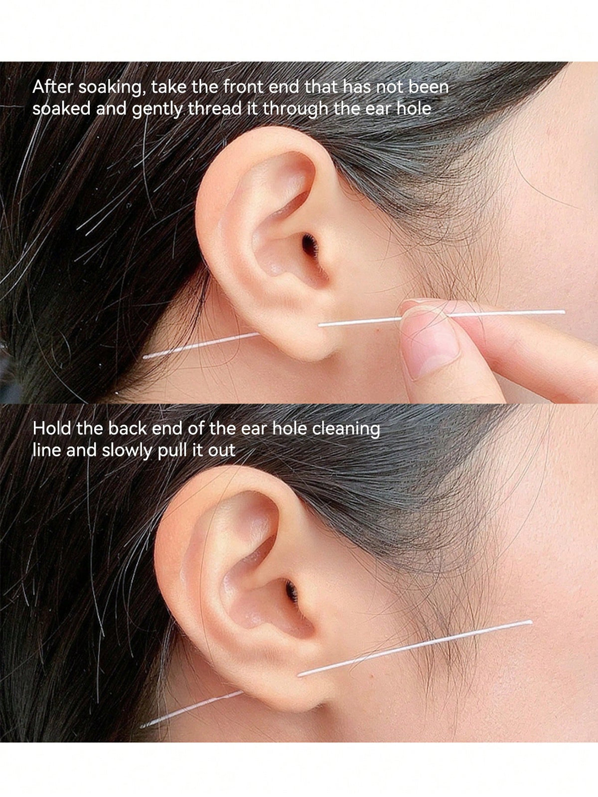 Peach Scented Ear Piercing Cleaning Solution (1 Bottle) – Ear Care Liquid For Odor, Earwax Cleaning Clog Prevention