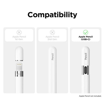 Pencil Sleeve For Apple Pencil (USB-C), Silicone Protective Case Accessory, Compatible With Apple Pencil (USB-C), Supports Magnetic Charging And Double Tap