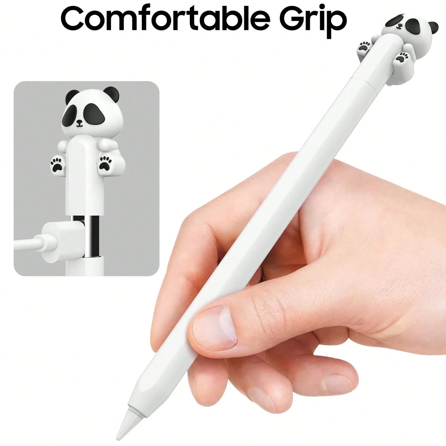 Pencil Sleeve For Apple Pencil (USB-C), Silicone Protective Case Accessory, Compatible With Apple Pencil (USB-C), Supports Magnetic Charging And Double Tap