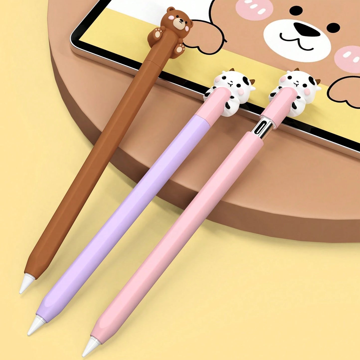 Pencil Sleeve For Apple Pencil (USB-C), Silicone Protective Case Accessory, Compatible With Apple Pencil (USB-C), Supports Magnetic Charging And Double Tap