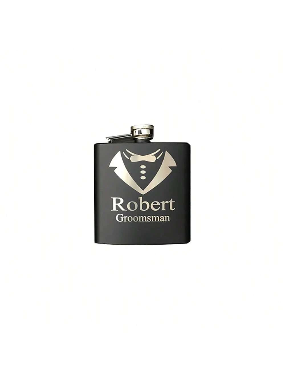 Personalized Custom Name Flask Groom To Be Wedding Engagement Bachelor Party Bach Weekend Groomsman Best Man Proposal Gift Exquisite, Vintage Custom, Personalized, Unique Ideal Gifts For Her Boyfriend