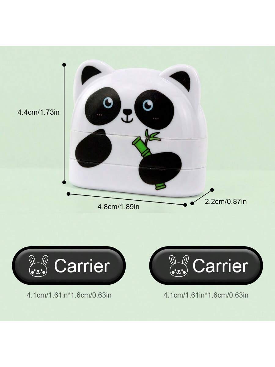 Personalized Dual-Color Stamp Set, Black & White Ink- Custom Name Stamps For Clothes, Shoes, Lunchboxes, Backpacks- Waterproof, Ideal For School And Office Stationery, Ornamental, Multi-Functional