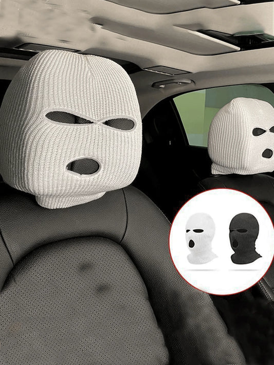 Personalized Funny Car Headrest Cover, Universal Size Fits Most Vehicles, Auto Accessories