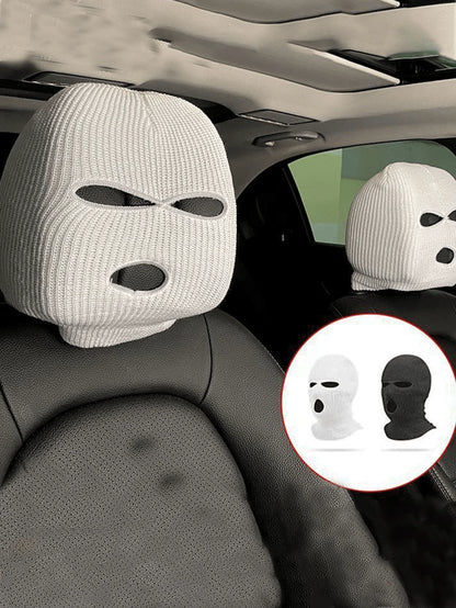 Personalized Funny Car Headrest Cover, Universal Size Fits Most Vehicles, Auto Accessories