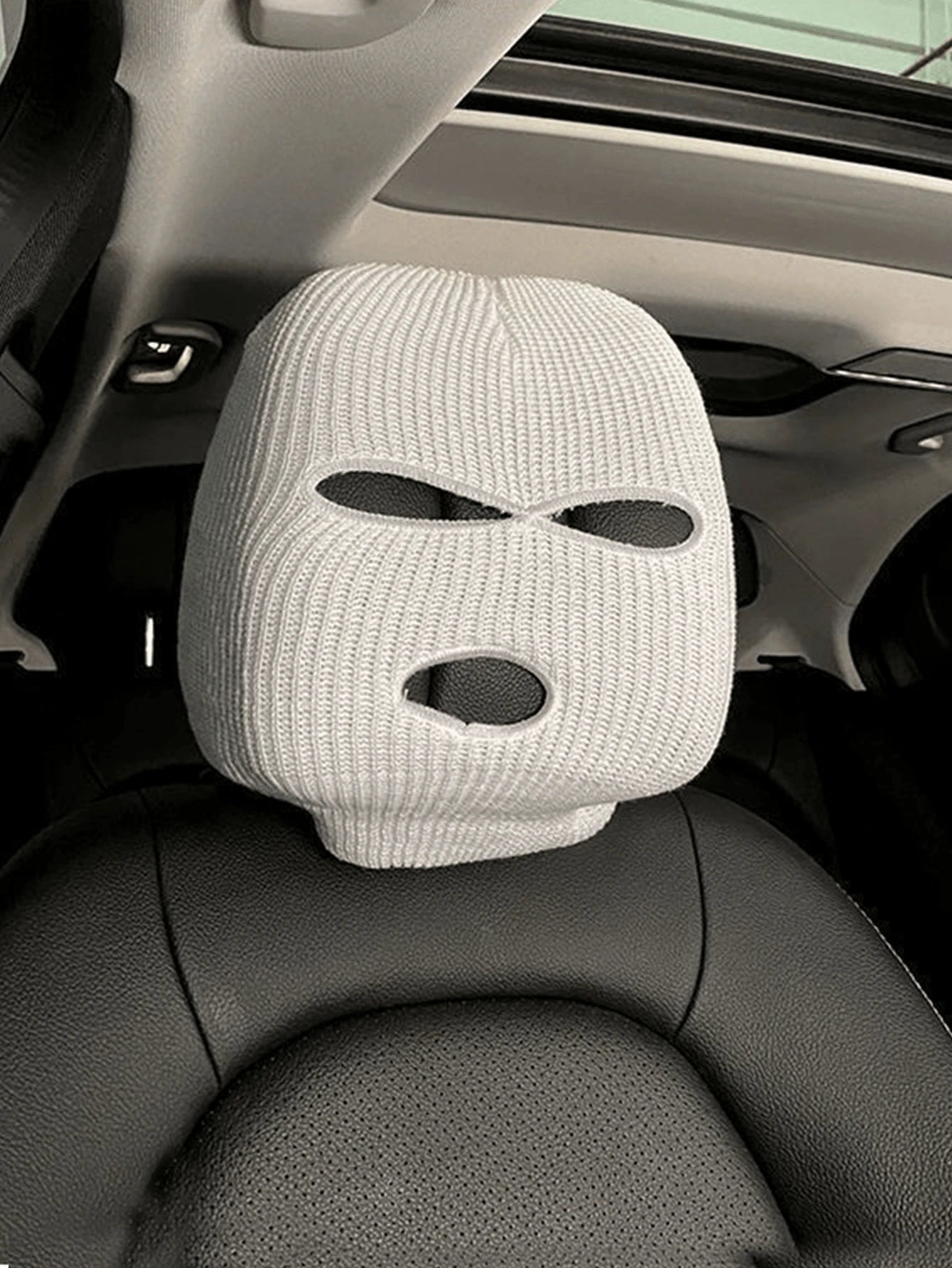 Personalized Funny Car Headrest Cover, Universal Size Fits Most Vehicles, Auto Accessories