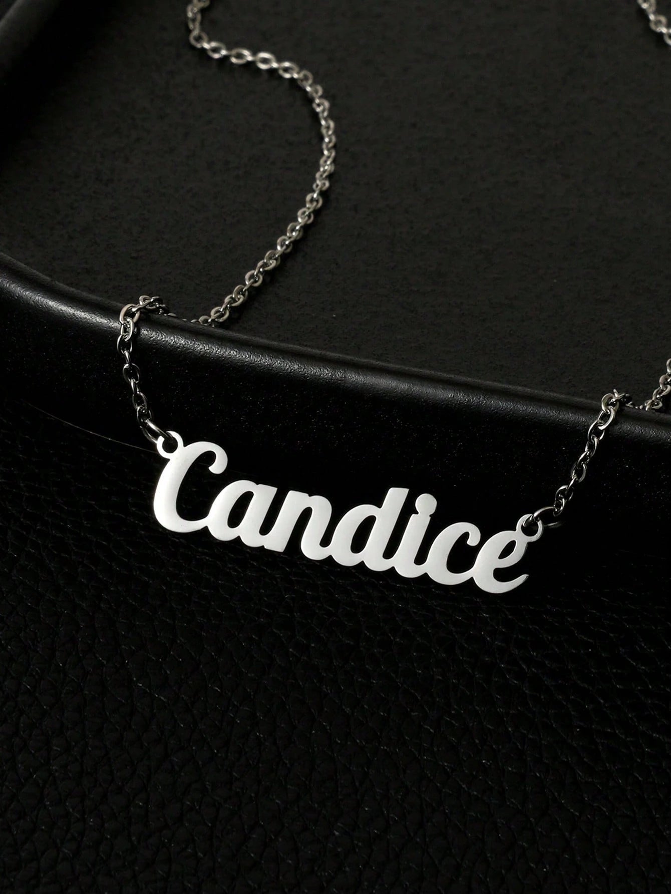 Personalized Jewelry Name Necklace, Stainless Steel Gold Color Customizable Font Letter Chain, Suitable For Boy And Girl, Unique & Ideal Gift For Girlfriend, Mom, Family, Friend, Daughter, Anniversary
