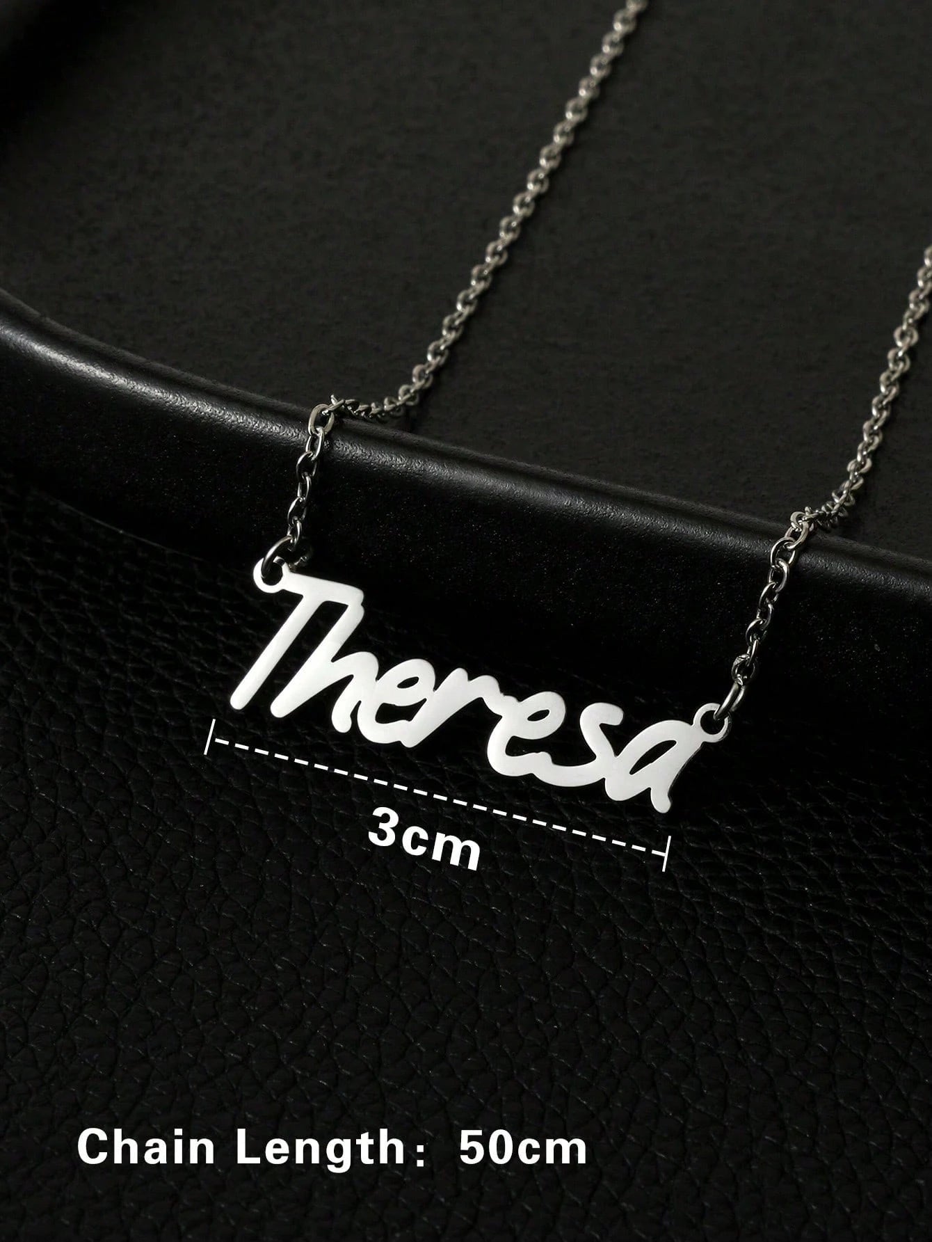 Personalized Jewelry Name Necklace, Stainless Steel Gold Color Customizable Font Letter Chain, Suitable For Boy And Girl, Unique & Ideal Gift For Girlfriend, Mom, Family, Friend, Daughter, Anniversary