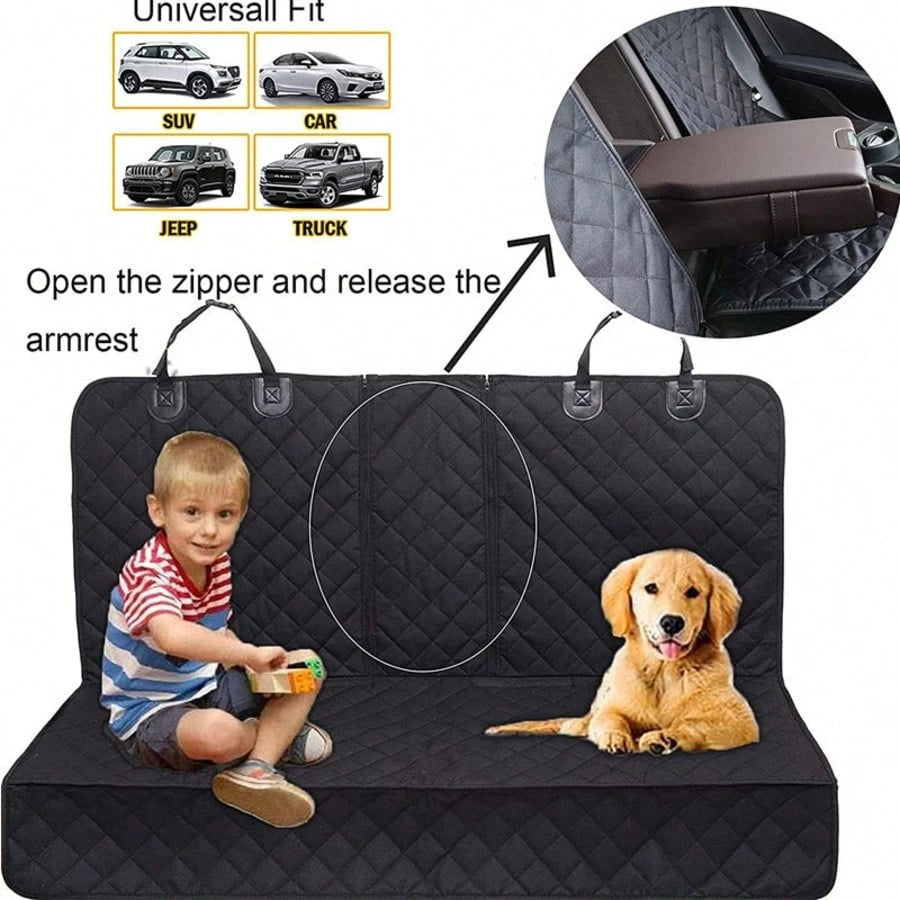 Pet Car Seat Cover Dog Scratch-Resistant Waterproof Universal Rear Seat Pet Mat Pet Supplies