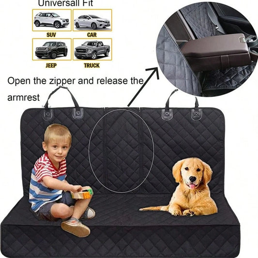Pet Car Seat Cover Dog Scratch-Resistant Waterproof Universal Rear Seat Pet Mat Pet Supplies