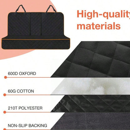 Pet Car Seat Cover Dog Scratch-Resistant Waterproof Universal Rear Seat Pet Mat Pet Supplies