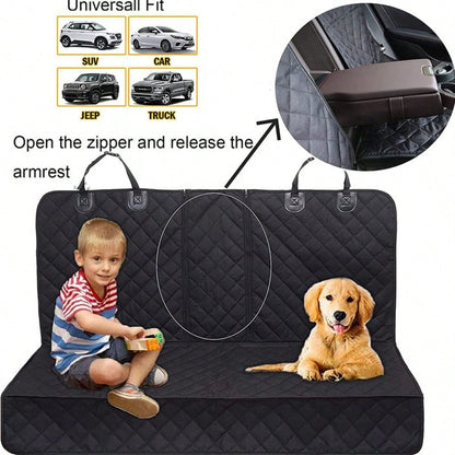 Pet Car Seat Cover Dog Scratch-Resistant Waterproof Universal Rear Seat Pet Mat Pet Supplies