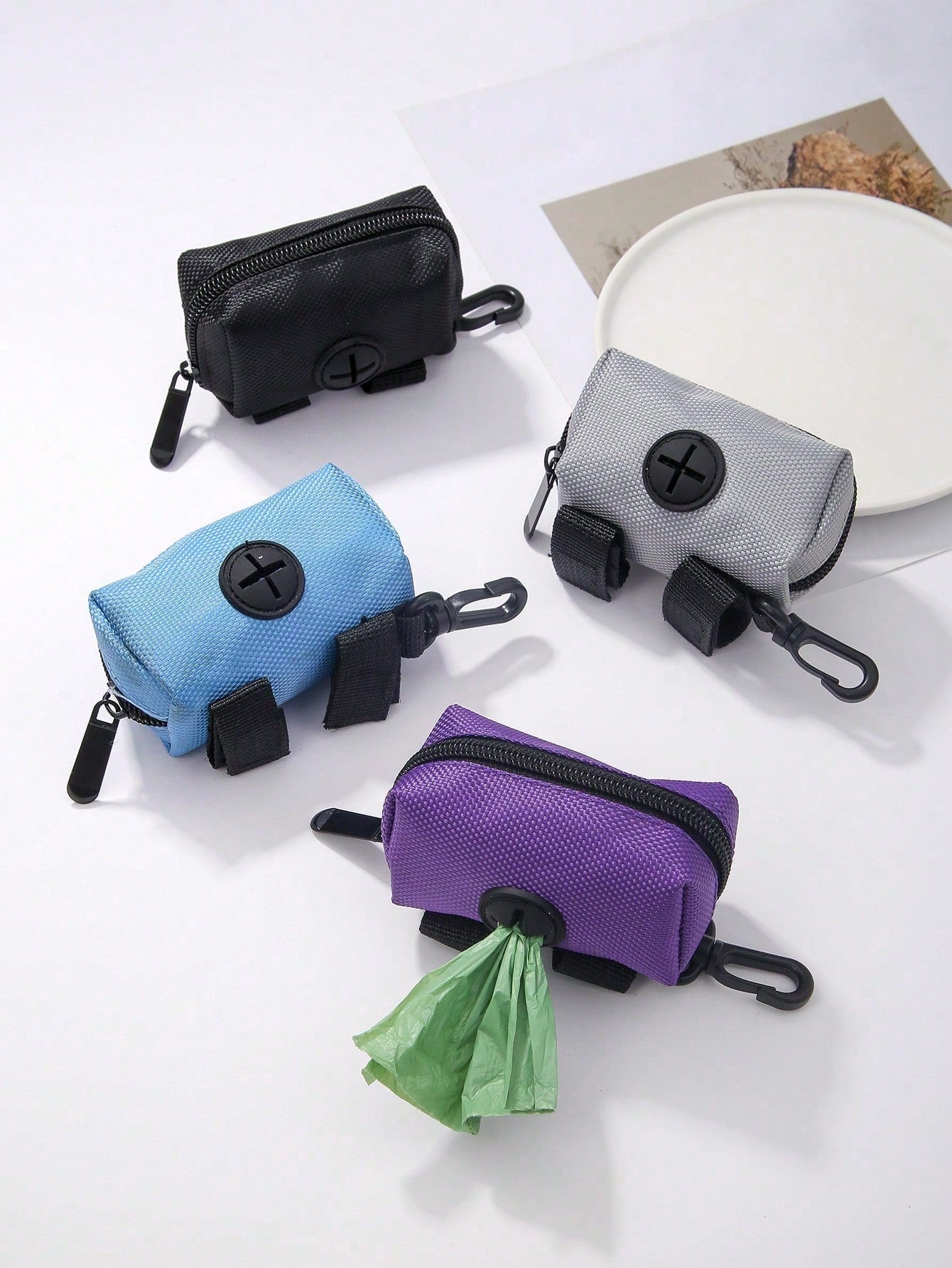 Pet Waste Bag Dispenser- Convenient Portable Dog Poop Bag Holder