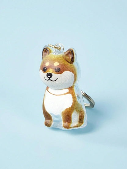 PETSIN 1pc Pet Breed Design Pet Hair Storage Keychain, Dog Breed Keychain Keepsake, Multifunctional Pet Memorial Pendant, Hair Storage Bag, Pet Hair Storage And Protection Memorial, Ideal Choice To Re
