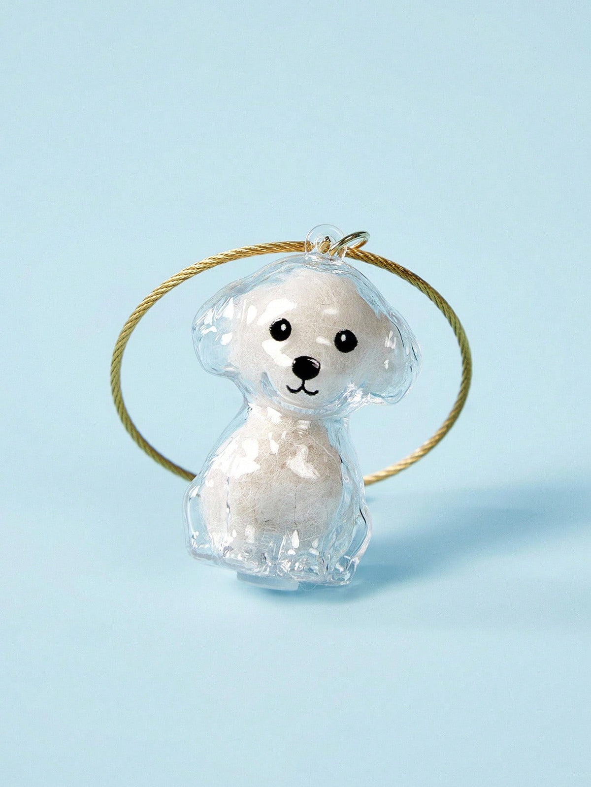 PETSIN 1pc Pet Breed Design Pet Hair Storage Keychain, Dog Breed Keychain Keepsake, Multifunctional Pet Memorial Pendant, Hair Storage Bag, Pet Hair Storage And Protection Memorial, Ideal Choice To Re