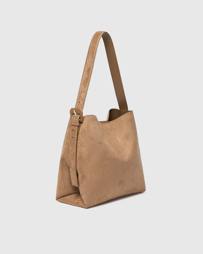 Peyton Suedette Shoulder Bag